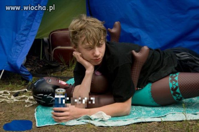 Pod namiotem z murzynką