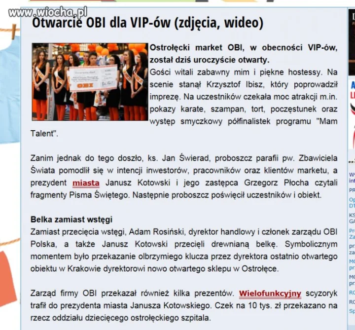 Przykład  rozdzielenia państwa od kościoła