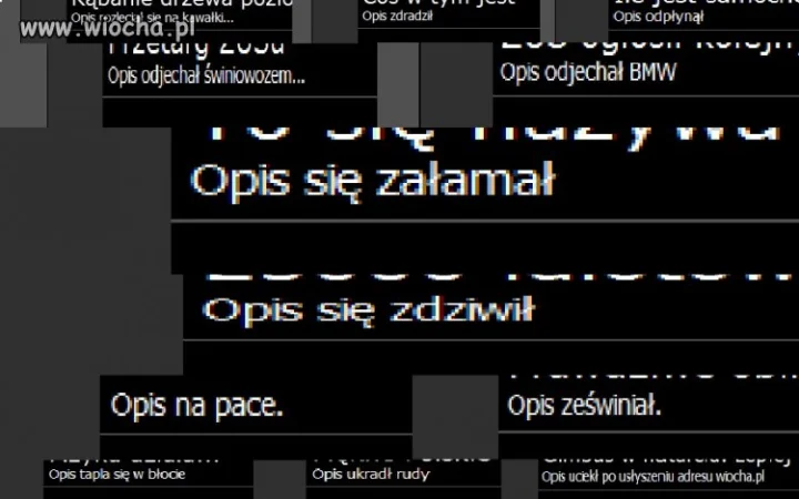 Jeśli już wymyślasz opis