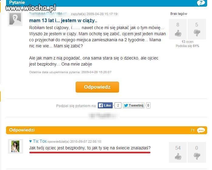 Córka i bezpłodny ojciec 