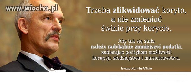 Jestem za chociaż mało to realne.
