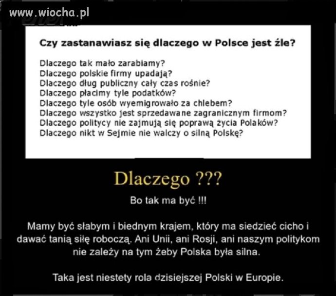 I komu zależy na słabości Polski?