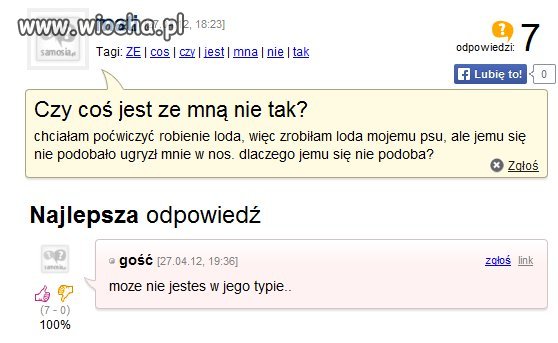 Co za patologia...