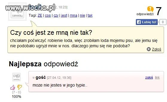 Co za patologia...