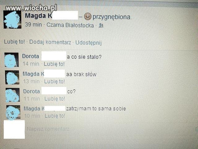 Zatrzymam to sama sobie ...