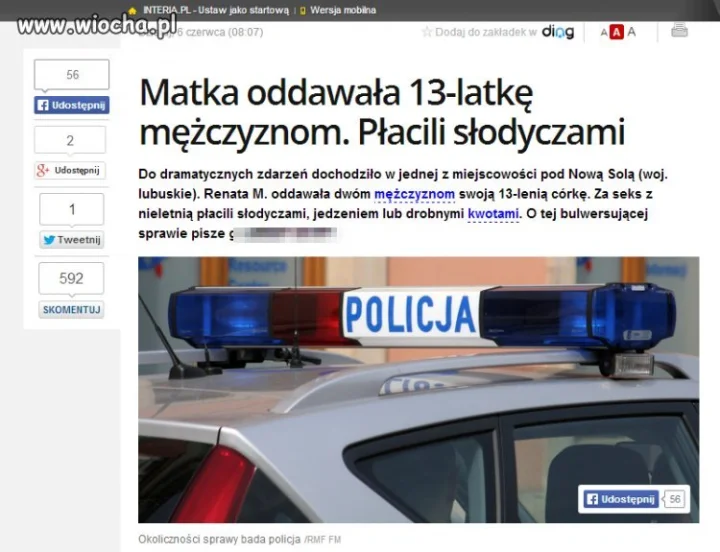 Kochająca matka.