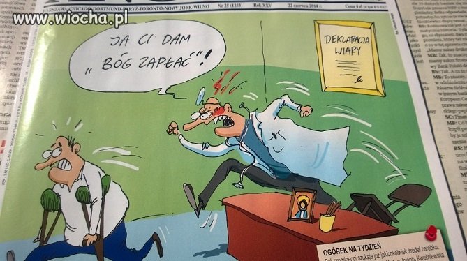 Wiara wiarą,ale to pieniądz rządzi światem