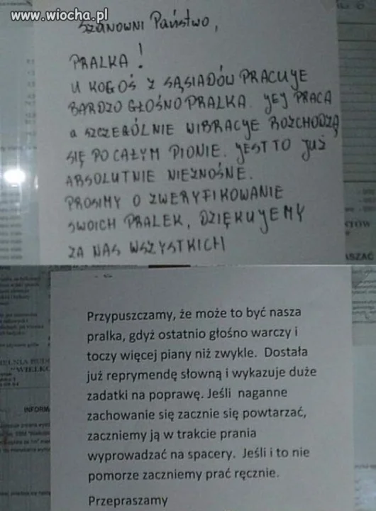 Złośliwa pralka.