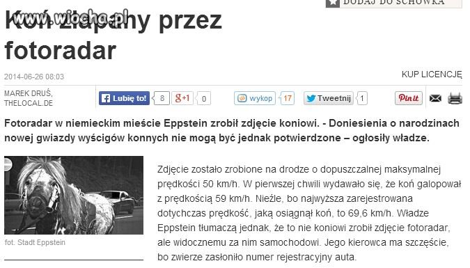 Właściciel miał szczęście, że to Niemcy.