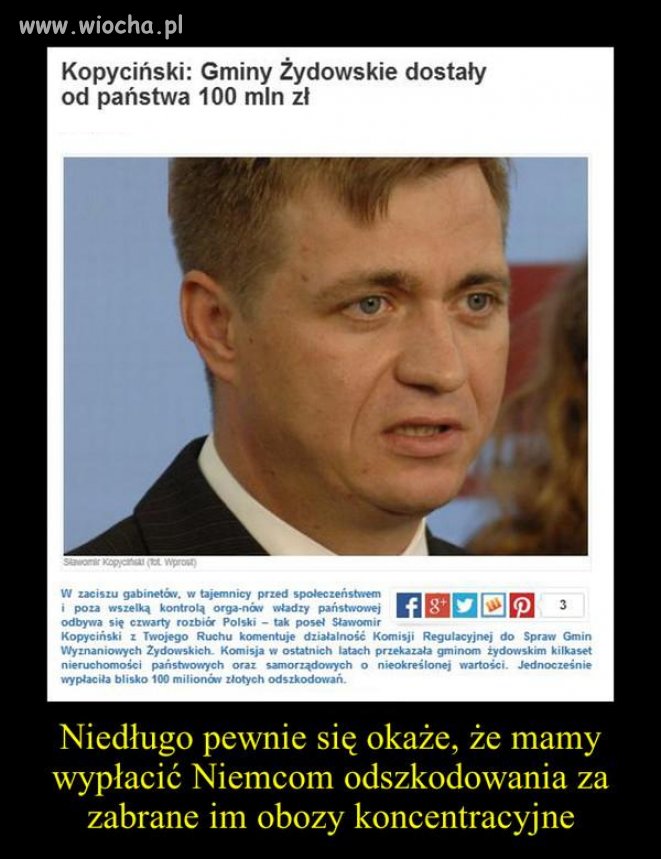 Później się dziwią, że antysemityzm