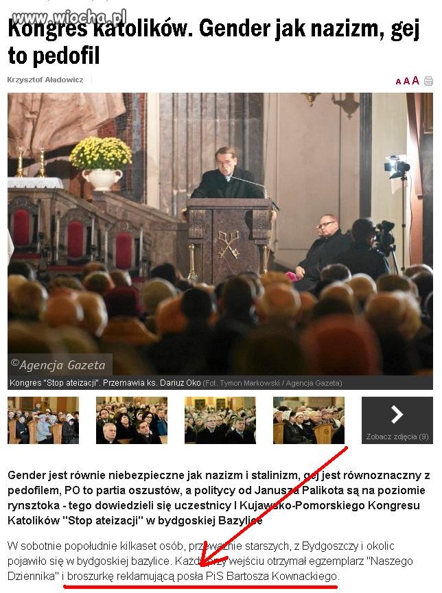 Tak oto kościół nie miesza się do polityki... 