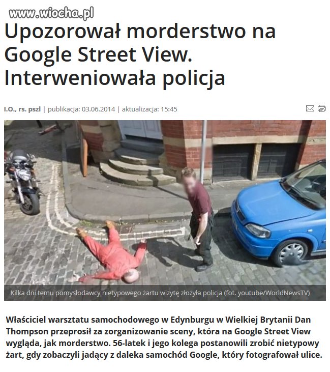 Już nawet pożartować nie można... 