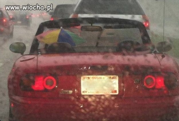 To co, że się leje do środka