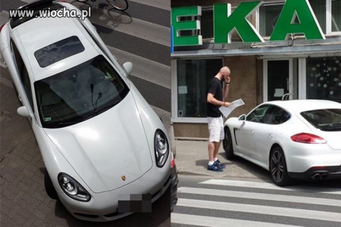 Tak parkuje Marcin Gortat na przejściu