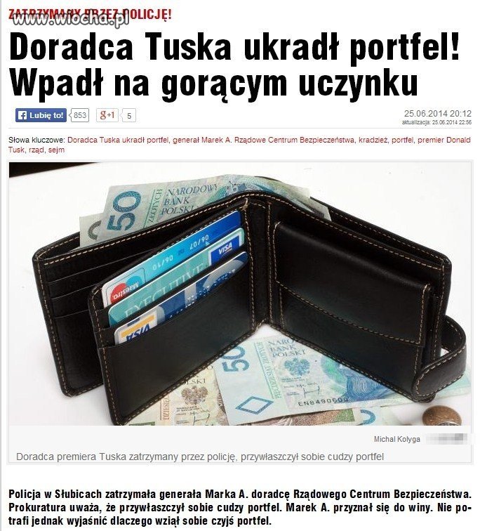 To już zakrawa na jakąś farsę 