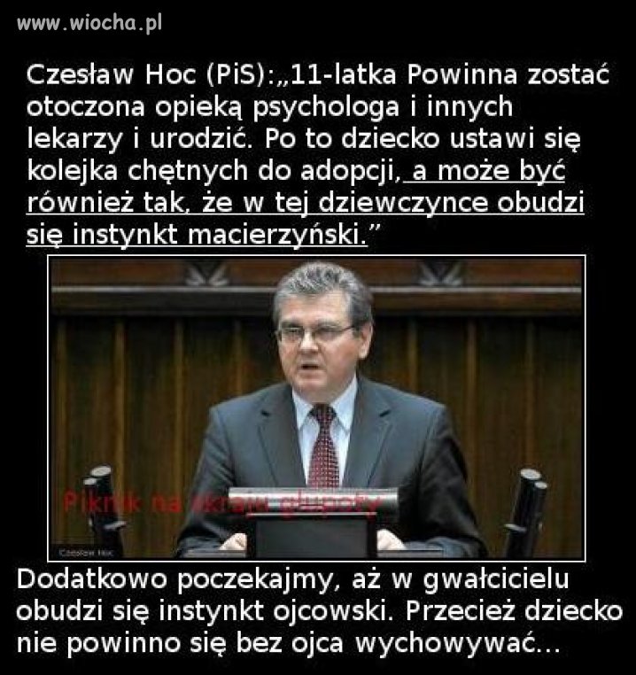 Następny mądry...