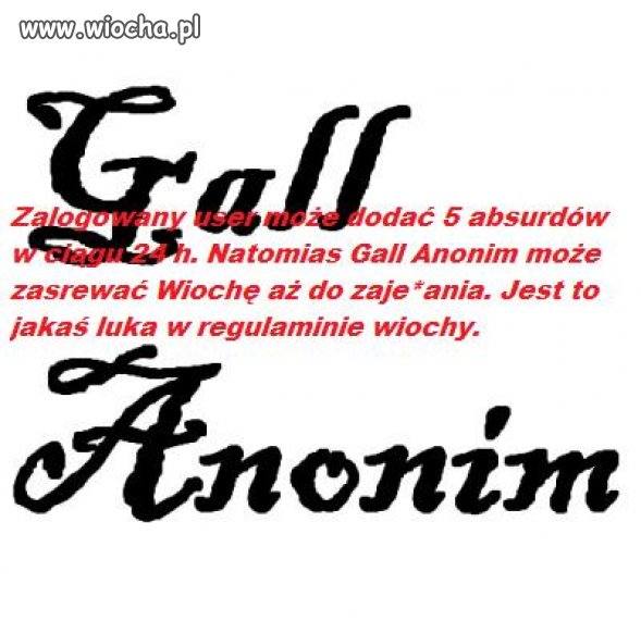 Gonić Galla niech wyp*erdalla