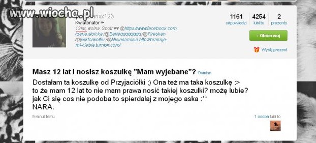 Ona ma 12lat