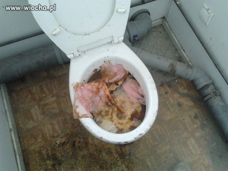 Kibel na budowie 