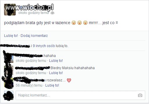 15 latka i "szpan" na facebooku