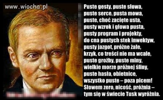 Wszystko pasuje. Dla premiera ...