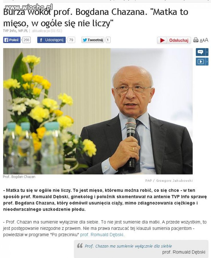 Matka tu się w ogóle nie liczy...