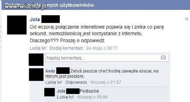 No i zawęziła