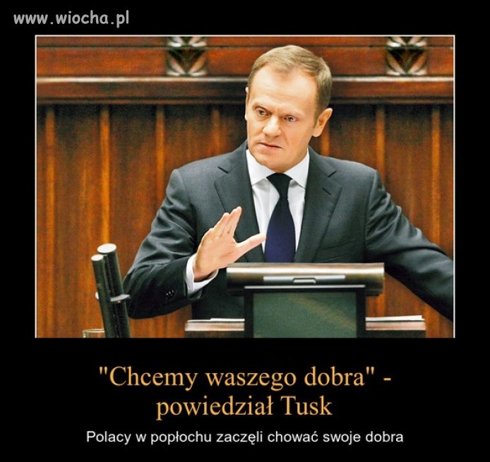 Sorry. Takiego mamy premiera.