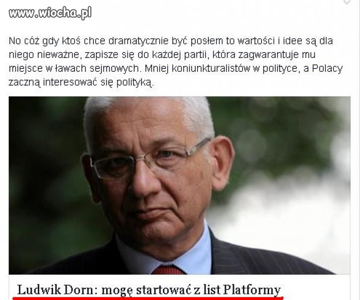 Następny się chce sprzedać...