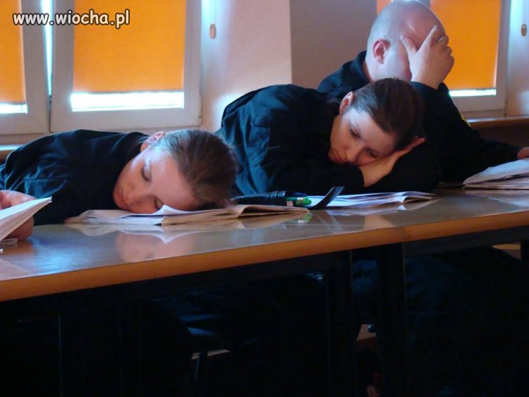 Policja w czasie nauki