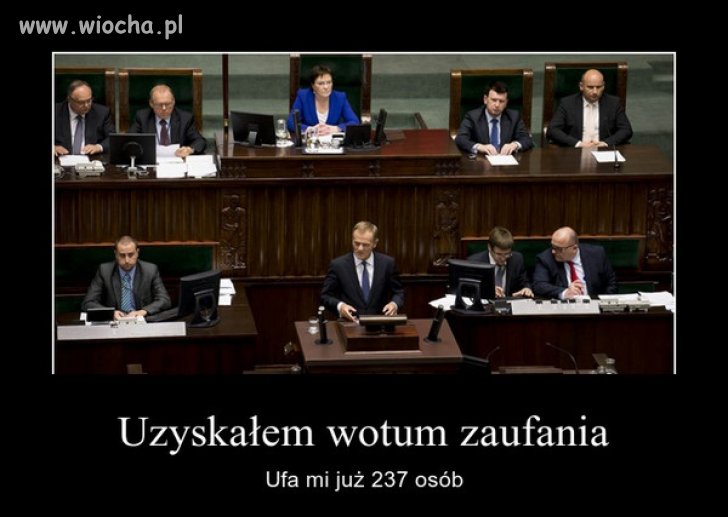 Wielki sukces premiera