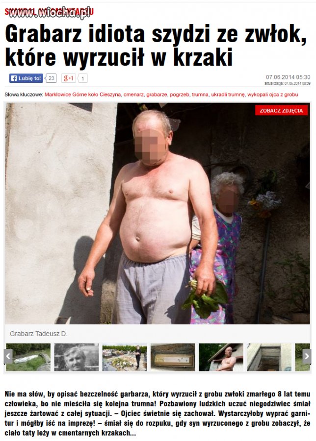 Gościu ma tupet