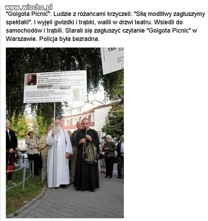 Siła modlitwy samochodowym klaksonem? 