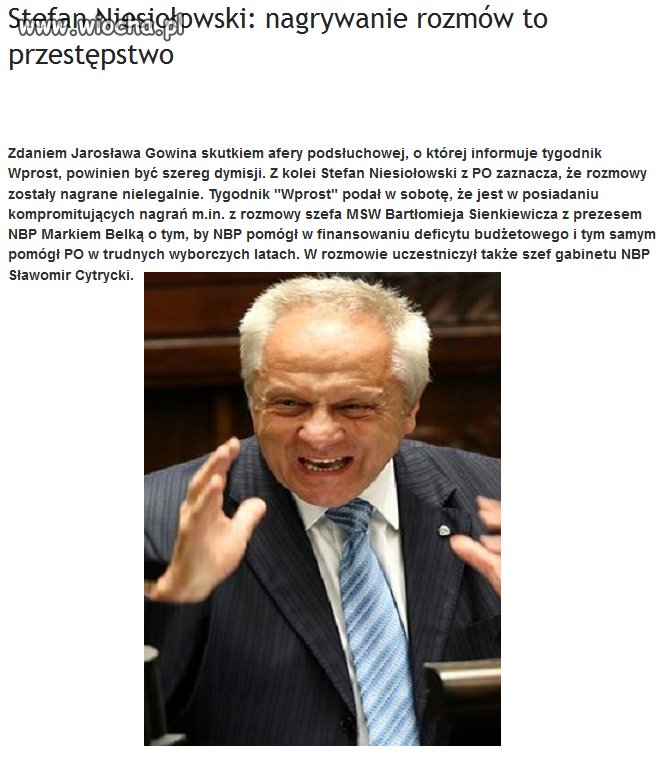 W sobotę 14.06.2014 wyciekły nagrania z machlojkami 