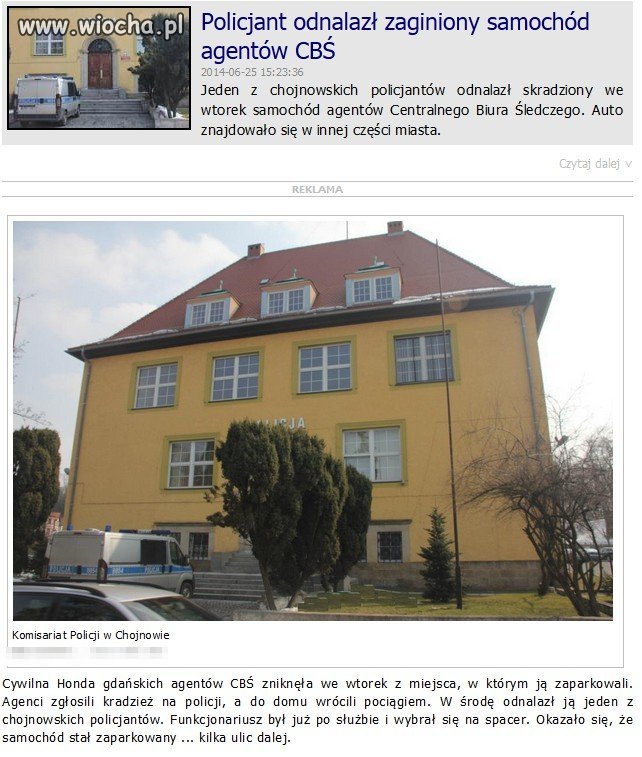 Nie dość że CBŚ zdolne 