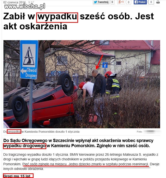 W Polsce za 6 morderstw jest 15 lat - to wiocha!