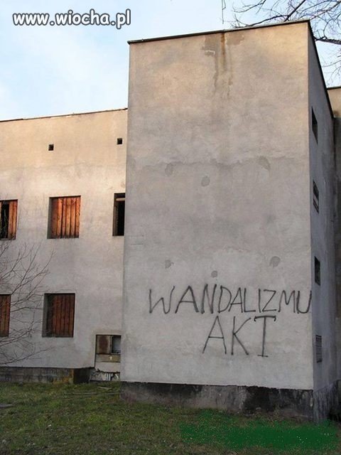Współcześni wandale...