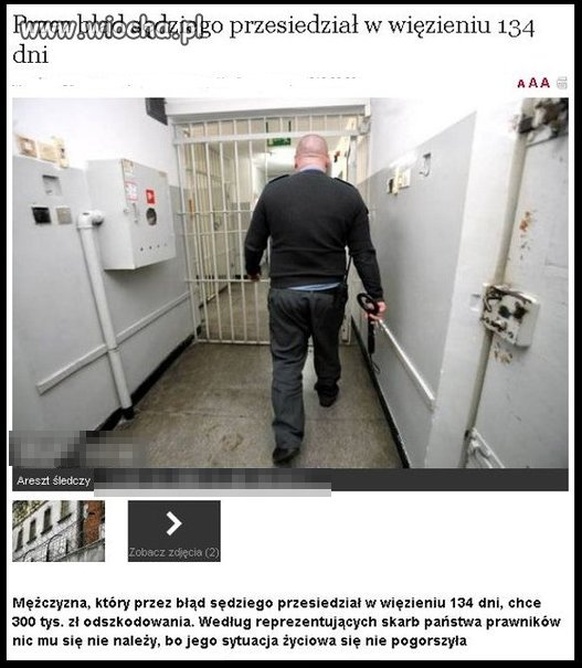 Niemajętną osobę można bezprawnie pozbawić