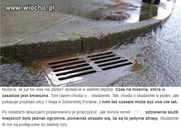 W Szklarskiej Porębie studzienki to... atrapy