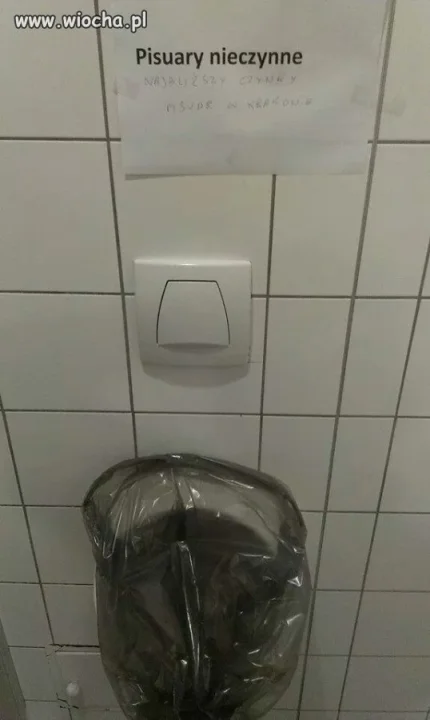 Pisuary nieczynne