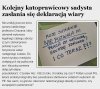 Następny mądry...
