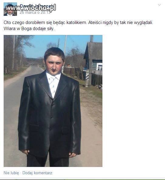 Niewiem jaki szatan go tak ubrał...