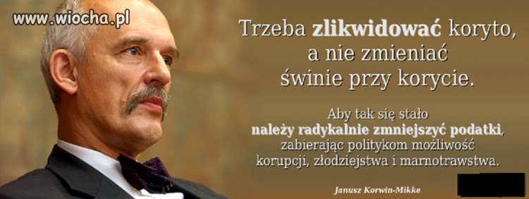 Wyjątkowo się z nim zgadzam