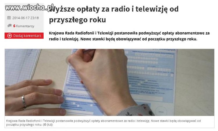 Tfusk obiecywał zniesienie abonamentu 