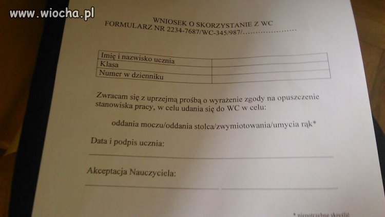 W pewnej gdańskiej podstawówce...