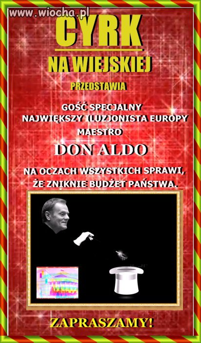 Przewidziano również występy clownów.