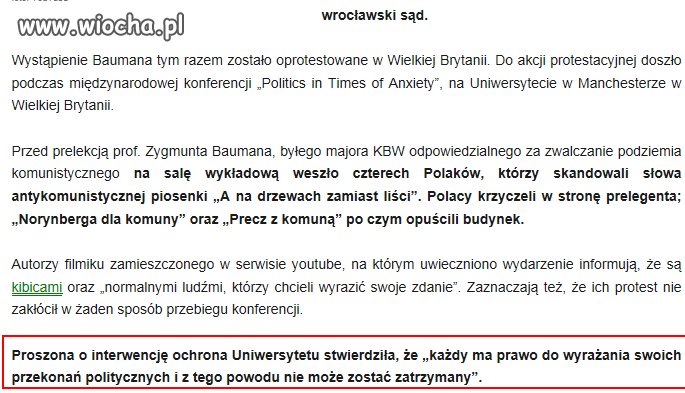 Każdy ma prawo do wyrażania swoich przekonań