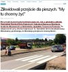 Bez przejścia piesi będą bardziej bezpieczni...