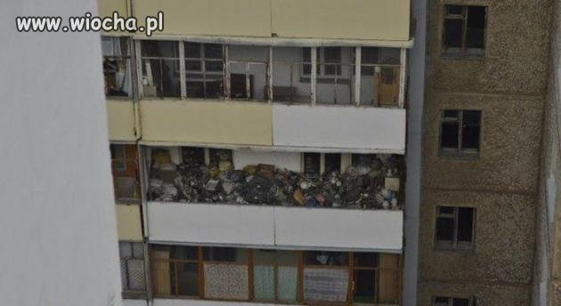 Bo nie chce się tyłka ruszyć do śmietnika