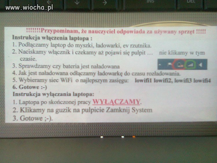 Instrukcja obsługi w ZSOiT na śląsku